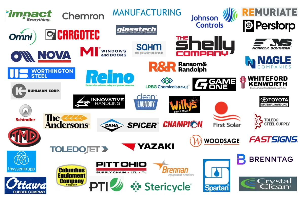 Merit Plumbing past clients, manufacturing.