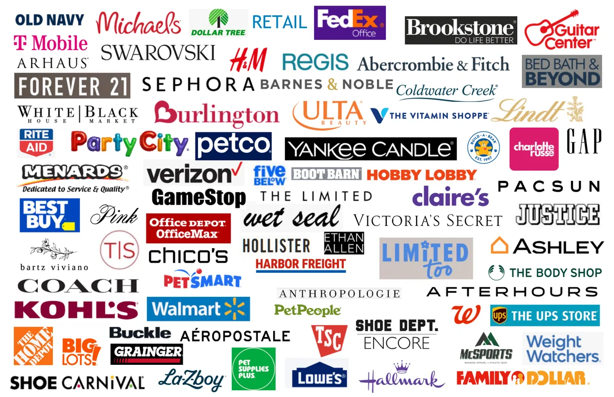 Merit Plumbing past clients, retail.